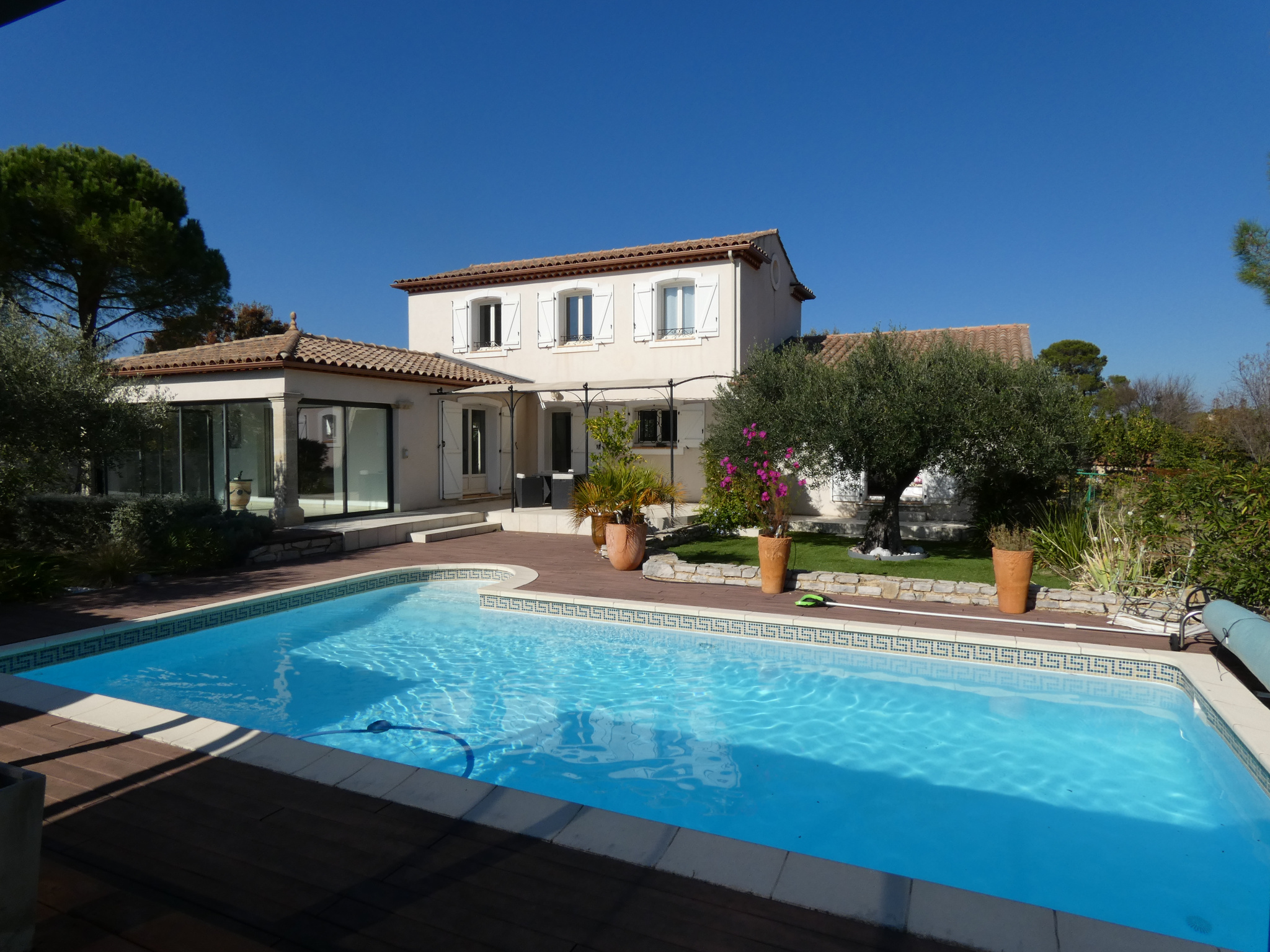 Alès Anduze Superbe propriété avec vue dominante , piscine et plage.
